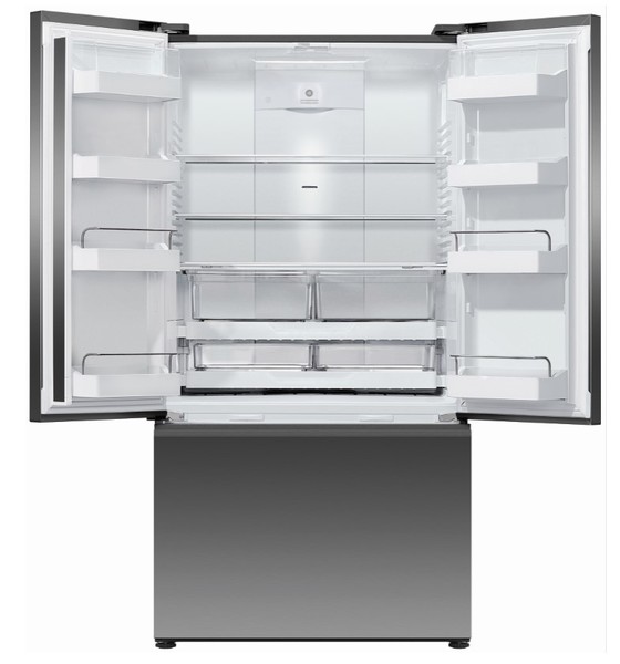 Fisher & Paykel 614L French Door Fridge Ice and Water - Black ...