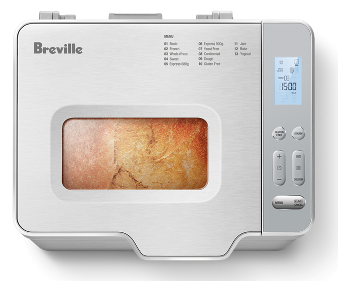 Breville The Bakers Dozen Bread Maker Stainless Steel - Buy Online ...